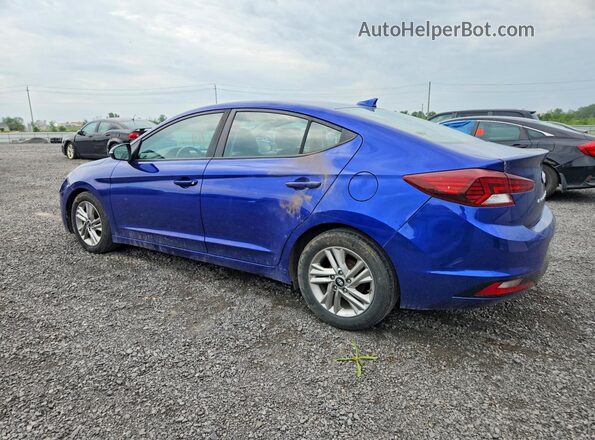 KMHD84LF7KU887735 2019 HYUNDAI ELANTRA Blue Tył lewy