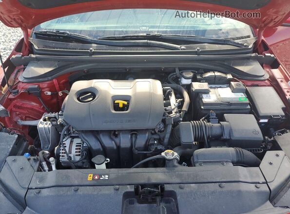 KMHD84LF7LU002449 2020 HYUNDAI ELANTRA Red Rear interior view