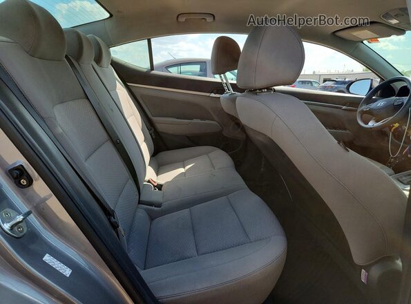 KMHD84LF7LU022698 2020 HYUNDAI ELANTRA Gray Հետևի նստատեղերի տեսք