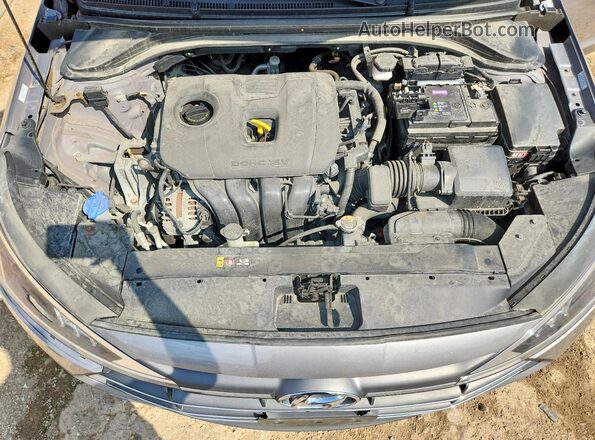 KMHD84LF7LU022698 2020 HYUNDAI ELANTRA Gray Սալոնի հետևի տեսք