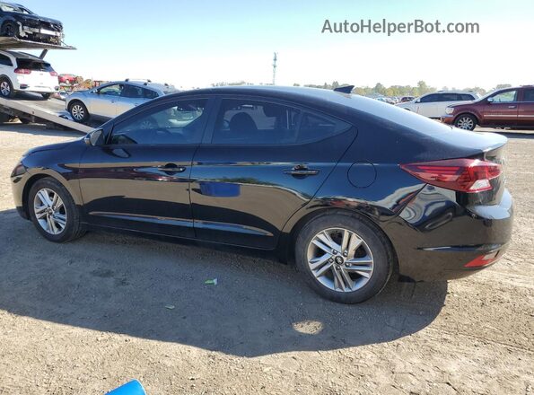 KMHD84LF7LU101563 2020 HYUNDAI ELANTRA Черный Задняя левая четверть