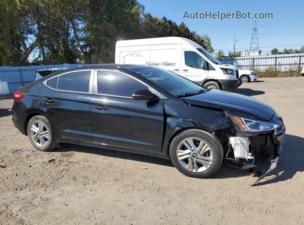KMHD84LF7LU101563 2020 HYUNDAI ELANTRA Черный Вид панели приборов