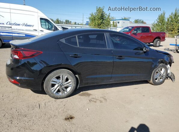 KMHD84LF7LU101563 2020 HYUNDAI ELANTRA Черный Вид спереди