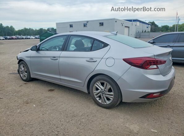 KMHD84LF7LU933257 2020 HYUNDAI ELANTRA Silver Trasero izquierdo