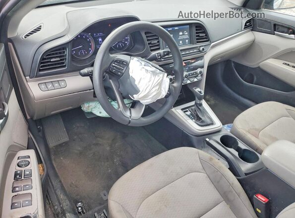 KMHD84LF7LU938751 2020 HYUNDAI ELANTRA Silver Vista del salpicadero