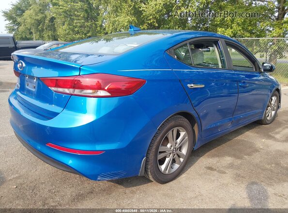 KMHD84LF8HU106388 2017 HYUNDAI ELANTRA Blue Trasero derecho