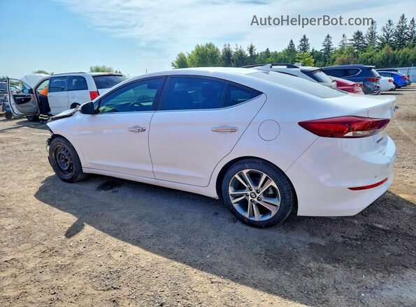 KMHD84LF8HU172844 2017 HYUNDAI ELANTRA White Հետևի ձախ
