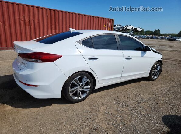 KMHD84LF8HU172844 2017 HYUNDAI ELANTRA White Հետևի աջ