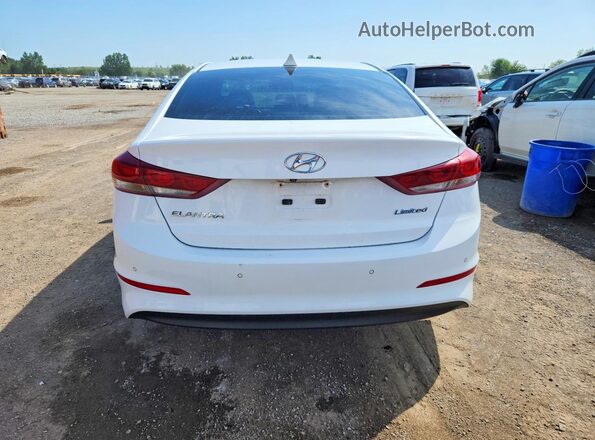 KMHD84LF8HU172844 2017 HYUNDAI ELANTRA White Հետևի տեսք