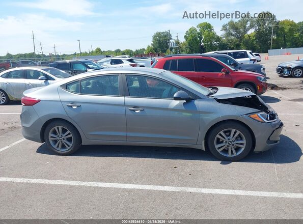 KMHD84LF8HU191765 2017 HYUNDAI ELANTRA Gray Вид панелі приладів