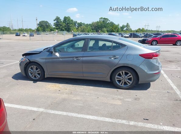 KMHD84LF8HU191765 2017 HYUNDAI ELANTRA Gray Вид щитка приладів