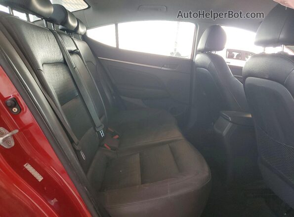 KMHD84LF8HU193628 2017 HYUNDAI ELANTRA Красный Вид задних сидений