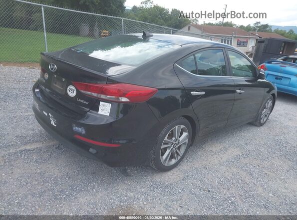 KMHD84LF8HU286701 2017 HYUNDAI ELANTRA Black Trasero derecho