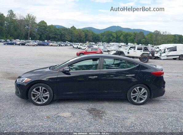 KMHD84LF8HU286701 2017 HYUNDAI ELANTRA Black 