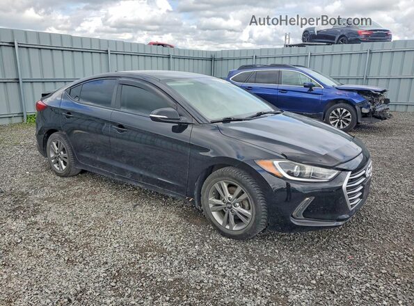 KMHD84LF8HU323617 2017 HYUNDAI ELANTRA Black Delantero derecho