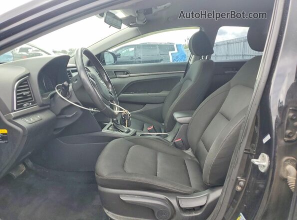 KMHD84LF8HU323617 2017 HYUNDAI ELANTRA Black Vista interior delantera