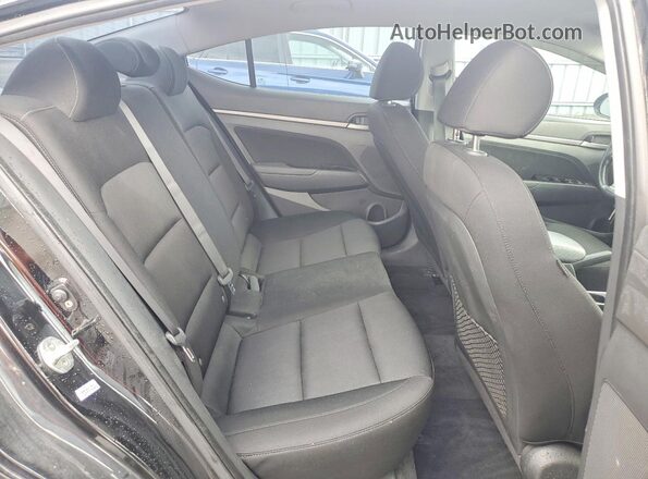 KMHD84LF8HU323617 2017 HYUNDAI ELANTRA Black Vista de los asientos traseros
