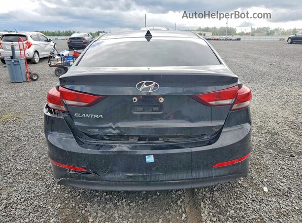 KMHD84LF8HU323617 2017 HYUNDAI ELANTRA Black Vista trasera