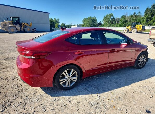 KMHD84LF8HU362031 2017 HYUNDAI ELANTRA Red Tył prawy