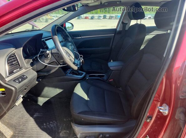 KMHD84LF8HU362031 2017 HYUNDAI ELANTRA Red Widok wnętrza z przodu