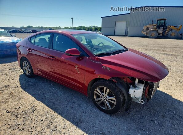 KMHD84LF8HU362031 2017 HYUNDAI ELANTRA Red Przód prawy