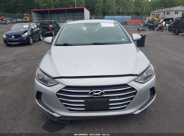 KMHD84LF8JU442578 2018 HYUNDAI ELANTRA Silver Vista del cuadro de instrumentos