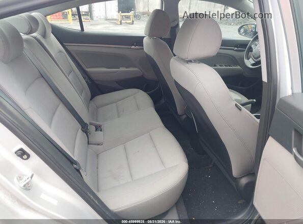 KMHD84LF8JU442578 2018 HYUNDAI ELANTRA Silver Vista de la etiqueta del VIN