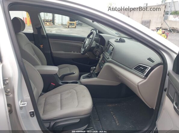 KMHD84LF8JU442578 2018 HYUNDAI ELANTRA Silver Vista interior delantera