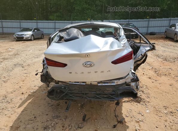 KMHD84LF8KU759150 2019 HYUNDAI ELANTRA Silver Հետևի տեսք