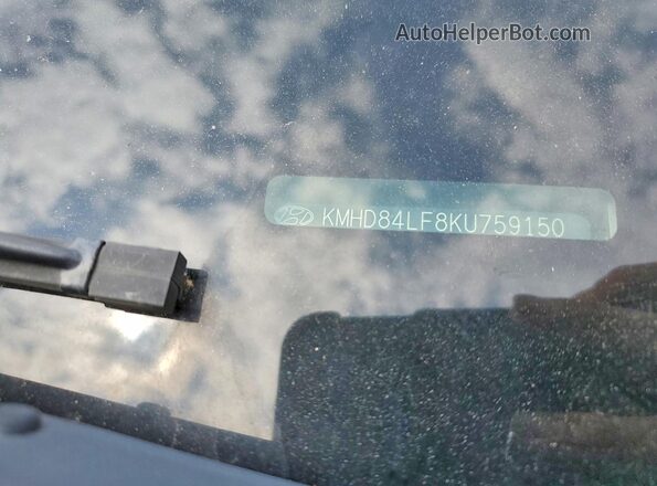 KMHD84LF8KU759150 2019 HYUNDAI ELANTRA Silver Շարժիչի բաժամունքի տեսք