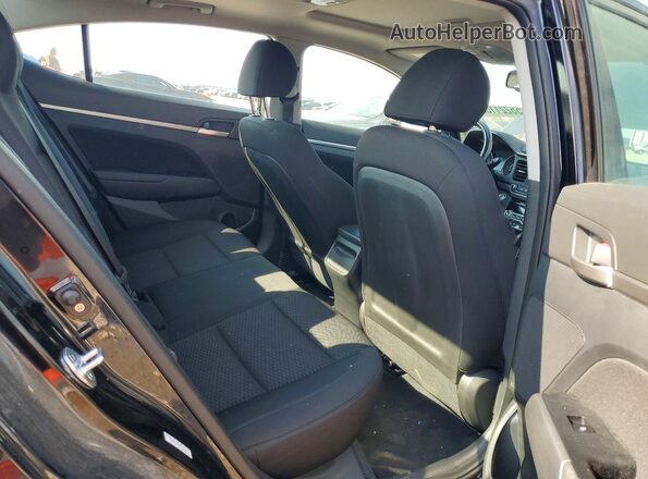 KMHD84LF8KU763201 2019 HYUNDAI ELANTRA Black Vista de los asientos traseros