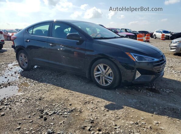 KMHD84LF8KU763201 2019 HYUNDAI ELANTRA Black Delantero derecho