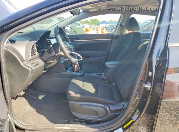 KMHD84LF8KU763201 2019 HYUNDAI ELANTRA Black Vista interior delantera