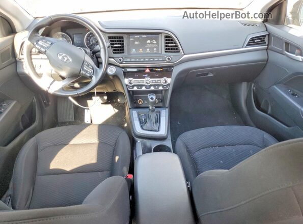 KMHD84LF8KU763201 2019 HYUNDAI ELANTRA Black Vista del salpicadero