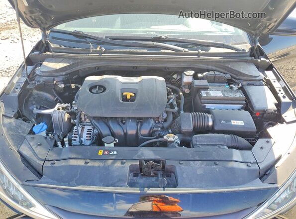 KMHD84LF8KU763201 2019 HYUNDAI ELANTRA Black Vista interior trasera