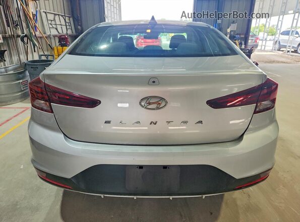 KMHD84LF8KU843503 2019 HYUNDAI ELANTRA Серебряный Вид сзади