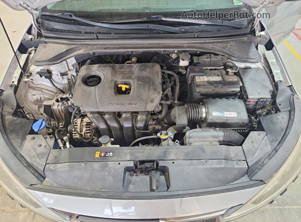 KMHD84LF8KU843503 2019 HYUNDAI ELANTRA Серебряный Вид задней части салона