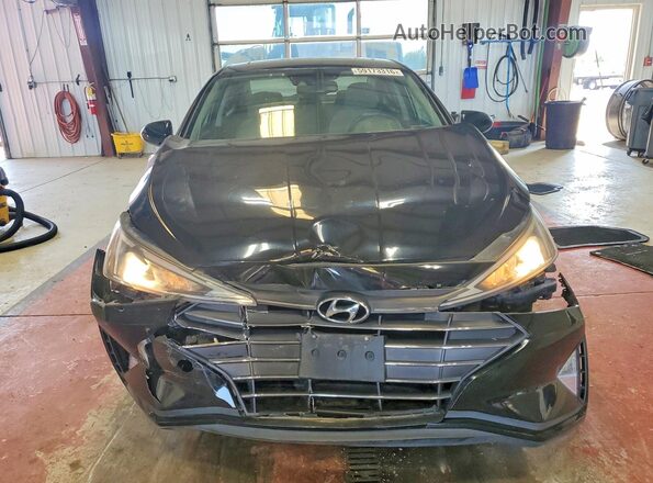 KMHD84LF8KU851519 2019 HYUNDAI ELANTRA Black Widok z przodu