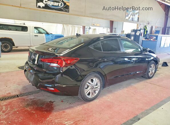 KMHD84LF8KU851519 2019 HYUNDAI ELANTRA Black Tył prawy