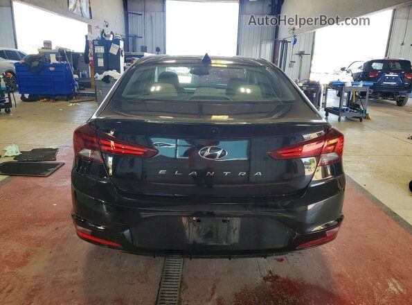 KMHD84LF8KU851519 2019 HYUNDAI ELANTRA Black Widok z tyłu