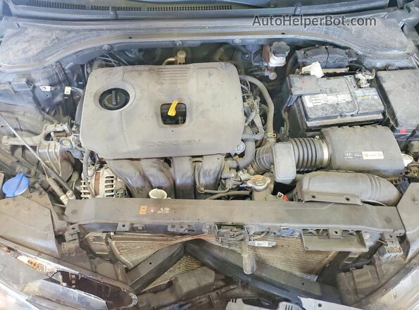 KMHD84LF8KU851519 2019 HYUNDAI ELANTRA Black Widok wnętrza z tyłu