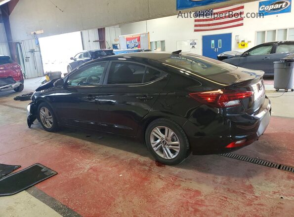 KMHD84LF8KU851519 2019 HYUNDAI ELANTRA Black Tył lewy