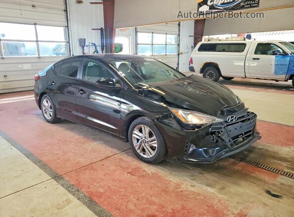 KMHD84LF8KU851519 2019 HYUNDAI ELANTRA Black Przód prawy