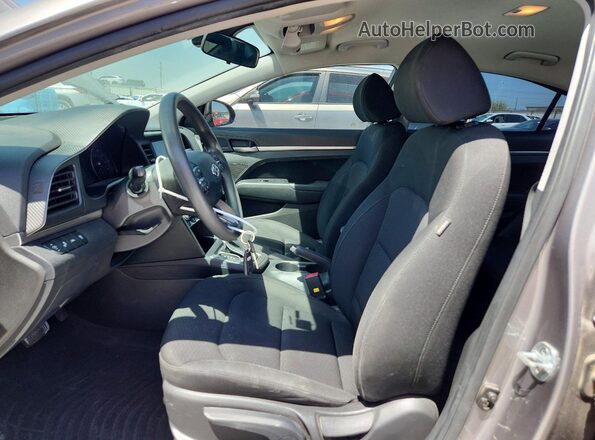 KMHD84LF8LU028302 2020 HYUNDAI ELANTRA Gray წინა სალონის ხედი