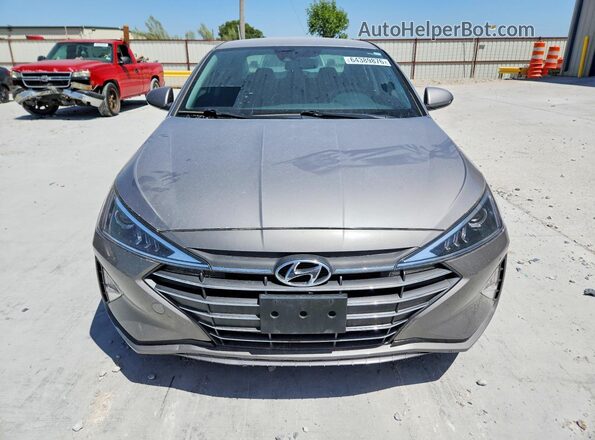 KMHD84LF8LU028302 2020 HYUNDAI ELANTRA Gray წინა ხედი