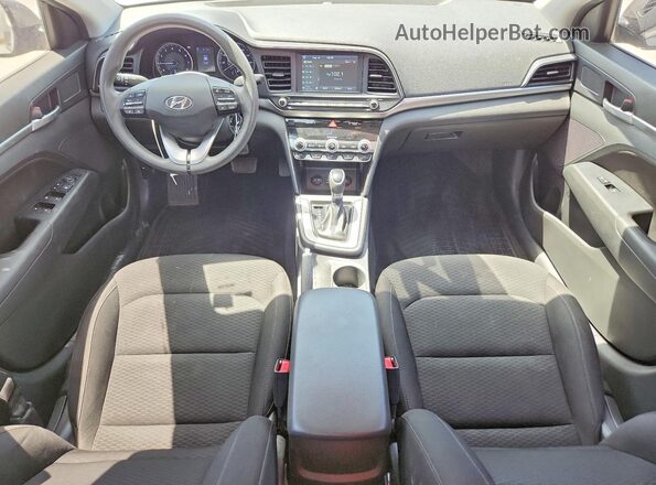 KMHD84LF8LU028302 2020 HYUNDAI ELANTRA Gray წინა პანელის ხედი