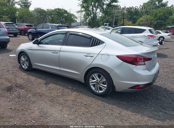 KMHD84LF8LU107243 2020 HYUNDAI ELANTRA Silver Հետևի ձախ
