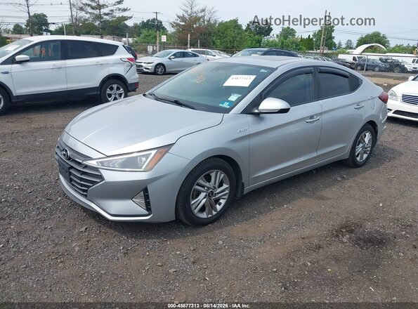 KMHD84LF8LU107243 2020 HYUNDAI ELANTRA Silver Առջևի ձախ երեք քառորդ տեսարան