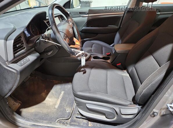 KMHD84LF8LU918167 2020 HYUNDAI ELANTRA Gray წინა სალონის ხედი