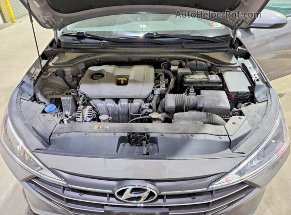 KMHD84LF8LU918167 2020 HYUNDAI ELANTRA Gray უკანა სალონის ხედი